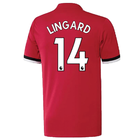 Manchester United 2017-18 Home Shirt ((Excellent) S) (Lingard 14)