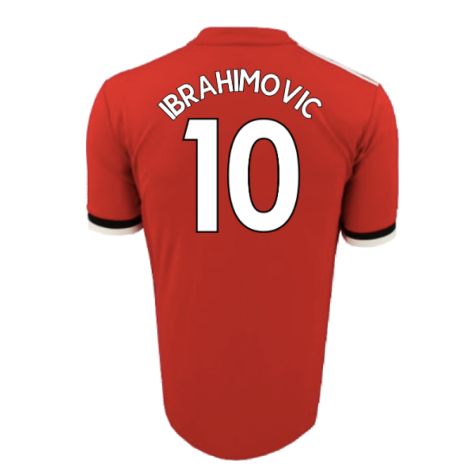 Manchester United 2017-18 Home Shirt (XL) (Excellent) (Ibrahimovic 10)