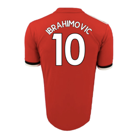 Manchester United 2017-18 Home Shirt (L) (Very Good) (Ibrahimovic 10)