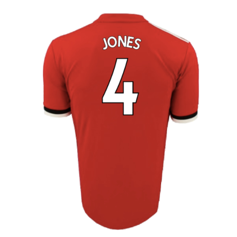 Manchester United 2017-18 Home Shirt (L) (Mint) (Jones 4)