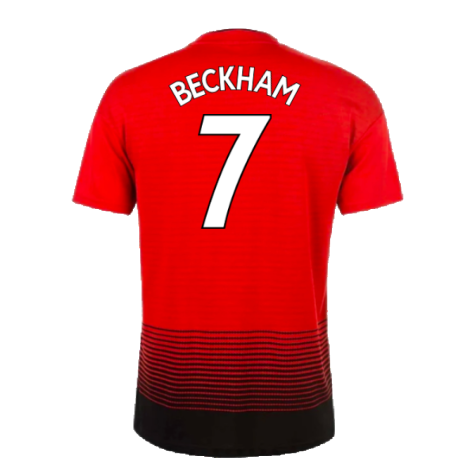 Manchester United 2018-19 Home Shirt (M) (Excellent) (Beckham 7)