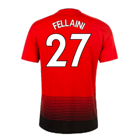 Manchester United 2018-19 Home Shirt (2XL) (Very Good) (Fellaini 27)