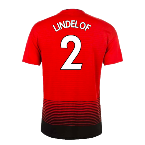 Manchester United 2018-19 Home Shirt (L) (Very Good) (Lindelof 2)