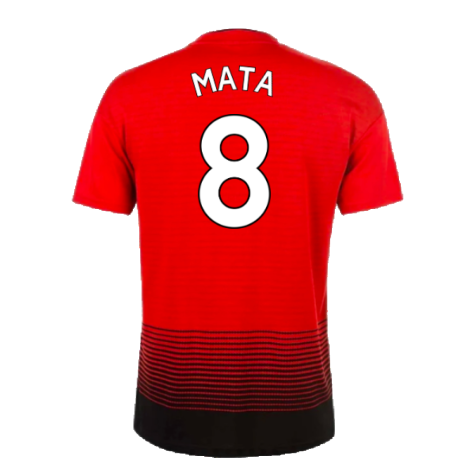 Manchester United 2018-19 Home Shirt (XL) (Excellent) (Mata 8)