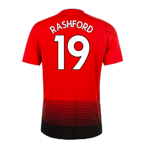 Manchester United 2018-19 Home Shirt (L) (Very Good) (Rashford 19)