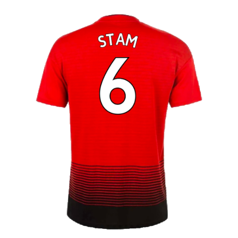 Manchester United 2018-19 Home Shirt (2XL) (Very Good) (Stam 6)