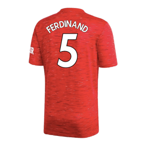 Manchester United 2020-21 Home Shirt (Mint) (FERDINAND 5)