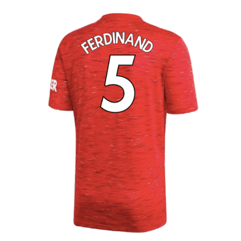 Manchester United 2020-21 Home Shirt (L) (Excellent) (FERDINAND 5)