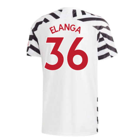 Manchester United 2020-21 Third Shirt (XL) (Good) (Elanga 36)