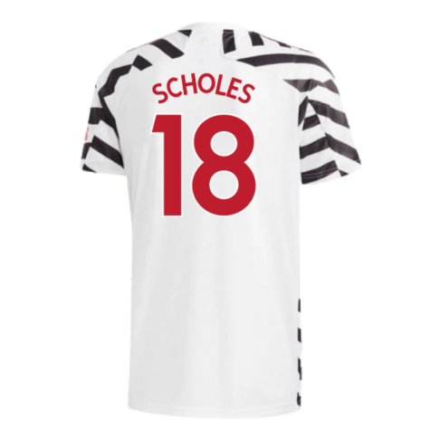 Manchester United 2020-21 Third Shirt (XL) (Good) (SCHOLES 18)