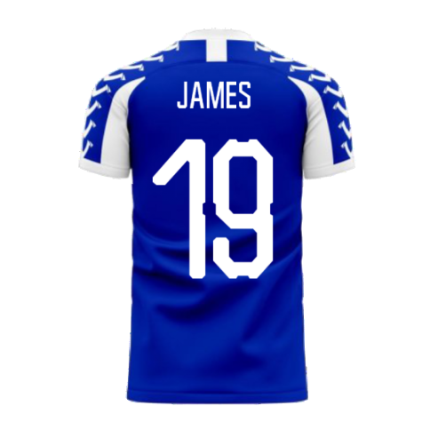 Merseyside 2024-2025 Home Concept Football Kit (Viper) (James 19)