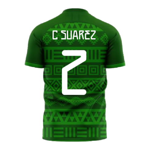 Mexico 2025-2026 Home Concept Football Kit (Libero) (C. SUAREZ 2)