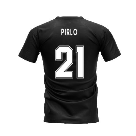 Milano 1995-1996 Retro Shirt T-shirt Text (Black) (PIRLO 21)