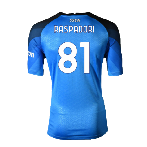 Napoli 2022-23 Home Shirt (M) (Excellent) (Raspadori 81)