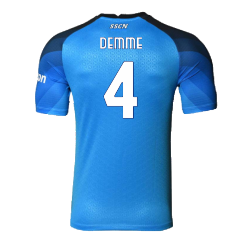 Napoli 2022-23 Player Issue Home Shirt (M) (Excellent) (Demme 4)