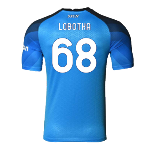 Napoli 2022-23 Player Issue Home Shirt (L) (Excellent) (Lobotka 68)