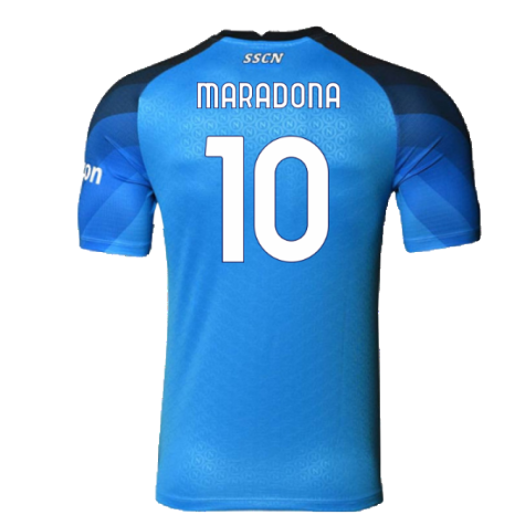 Napoli 2022-23 Player Issue Home Shirt (M) (Excellent) (Maradona 10)