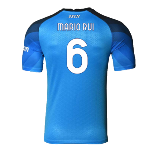 Napoli 2022-23 Player Issue Home Shirt (S) (Very Good) (Mario Rui 6)