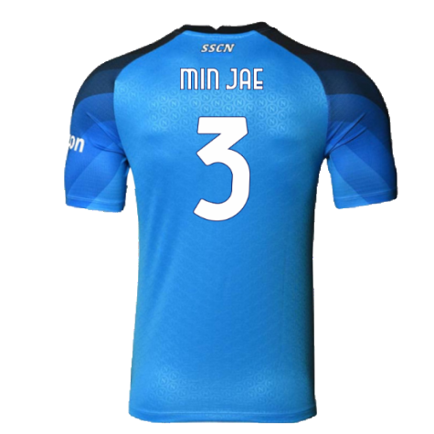 Napoli 2022-23 Player Issue Home Shirt (M) (Excellent) (Min Jae 3)