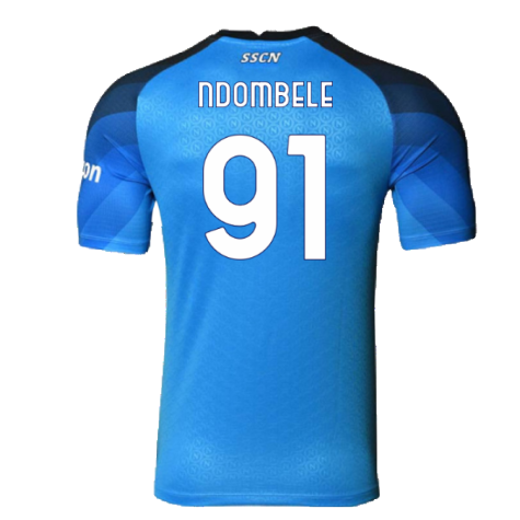 Napoli 2022-23 Player Issue Home Shirt (XL) (Excellent) (Ndombele 91)