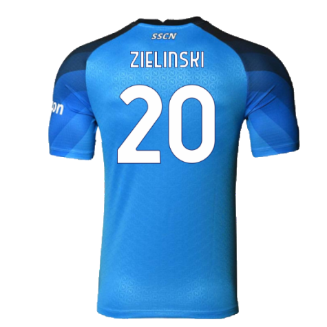 Napoli 2022-23 Player Issue Home Shirt (S) (Excellent) (Zielinski 20)