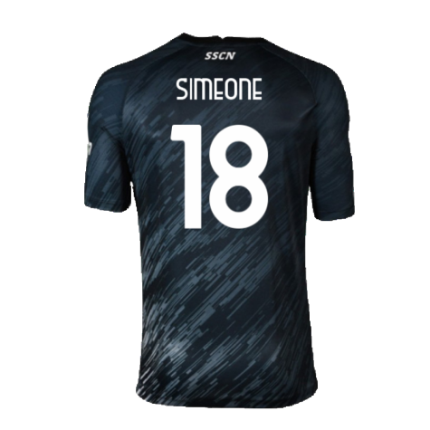 Napoli 2022-23 Third Shirt (XL) (Excellent) (Simeone 18)