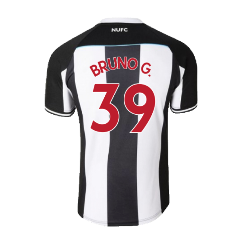 Newcastle United 2021-22 Home Shirt (M) (Very Good) (BRUNO G. 39)