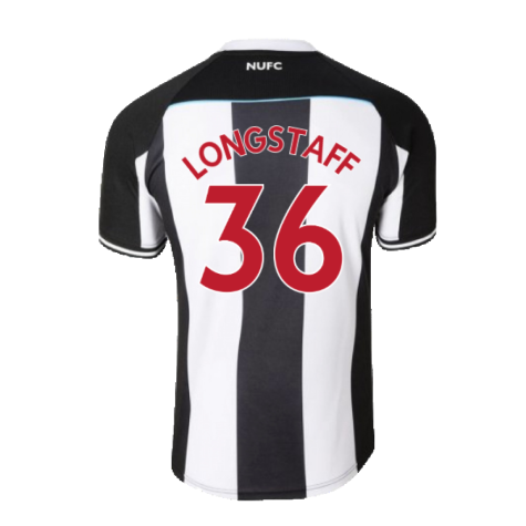 Newcastle United 2021-22 Home Shirt (M) (Very Good) (LONGSTAFF 36)