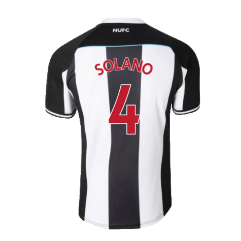 Newcastle United 2021-22 Home Shirt (M) (Very Good) (SOLANO 4)