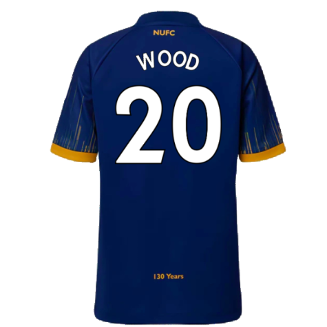 Newcastle United 2022-23 Away Shirt (Sponsorless) (XXL) (Excellent) (WOOD 20)