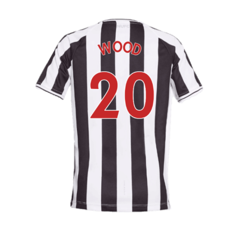 Newcastle United 2022-23 Home Shirt (Sponsorless) (M) (Excellent) (WOOD 20)