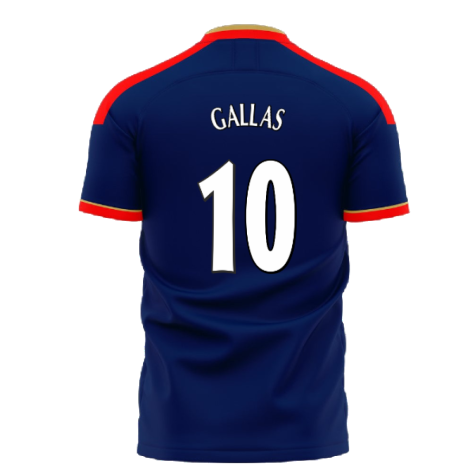 North London Reds 2006 Style Away Concept Shirt (Libero) (Gallas 10)