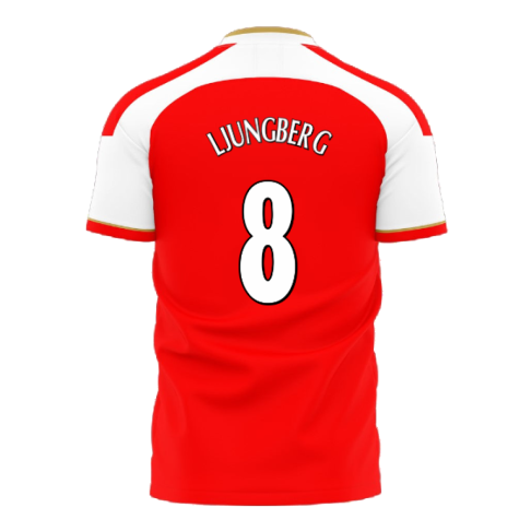 North London Reds 2006 Style Home Concept Shirt (Libero) (Ljungberg 8)