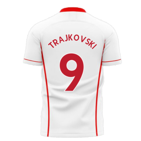 North Macedonia 2024-2025 Away Concept Shirt (Libero) (TRAJKOVSKI 9)