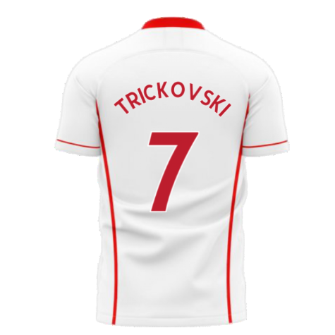 North Macedonia 2024-2025 Away Concept Shirt (Libero) (TRICKOVSKI 7)