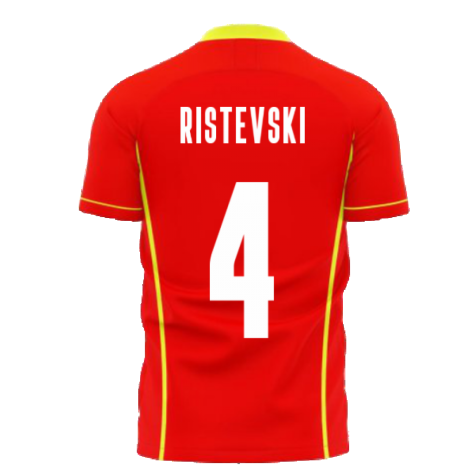 North Macedonia 2024-2025 Home Concept Shirt (Libero) (RISTEVSKI 4)