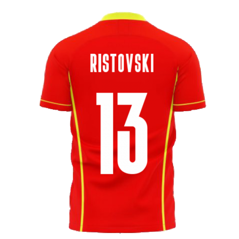 North Macedonia 2024-2025 Home Concept Shirt (Libero) (RISTOVSKI 13)