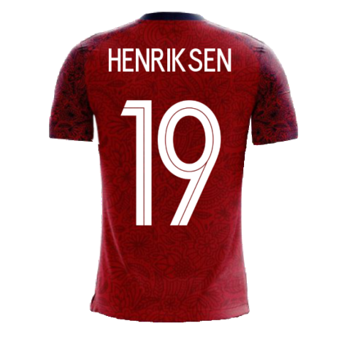 Norway 2024-2025 Home Concept Football Kit (Airo) (HENRIKSEN 19)