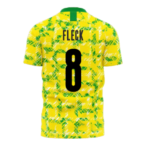 Norwich 1990s Home Concept Football Kit (Libero) (FLECK 8)