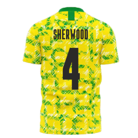 Norwich 1990s Home Concept Football Kit (Libero) (SHERWOOD 4)