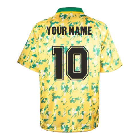 Norwich City 1993 Home Retro Shirt (Your Name)