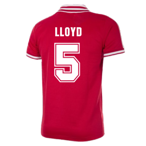 Nottingham Forest 1976-1977 Retro Football Shirt (Lloyd 5)