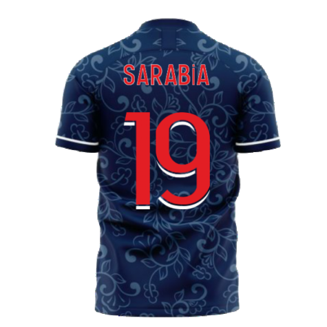 Paris 2024-2025 Home Concept Football Kit (Libero) (SARABIA 19)