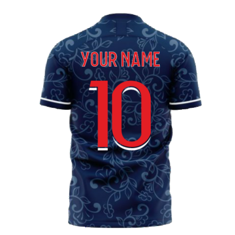 Paris 2024-2025 Home Concept Football Kit (Libero) (Your Name)