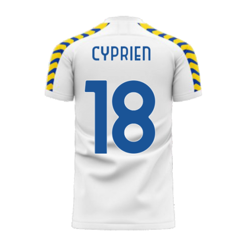 Parma 2024-2025 Home Concept Football Kit (Libero) (CYPRIEN 18)