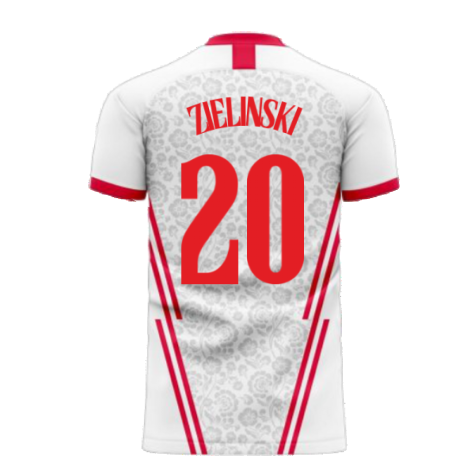 Poland 2024-2025 Home Concept Football Kit (Libero) (ZIELINSKI 20)