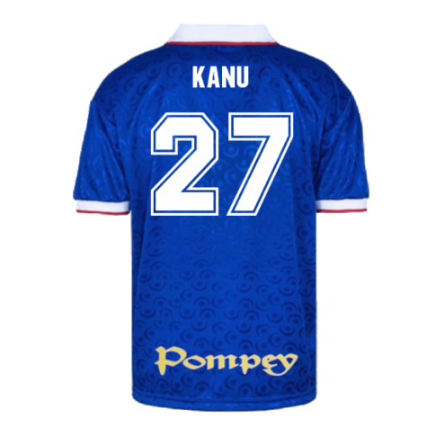 Portsmouth 1998 Admiral Retro Football Shirt (Kanu 27)