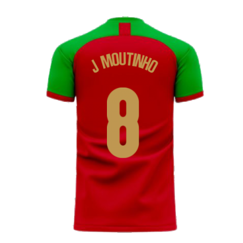 Portugal 2020-2021 Home Concept Football Kit (Fans Culture) (J.Moutinho 8)