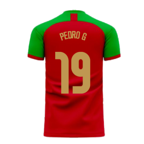Portugal 2020-2021 Home Concept Football Kit (Fans Culture) (PEDRO G 19)