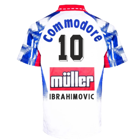 PSG 1992 Home Retro Football Shirt (IBRAHIMOVIC 10)